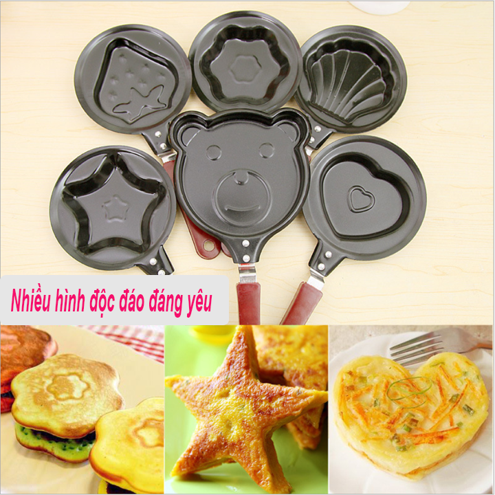 Chảo chiên trứng mini hình thú độc đáo