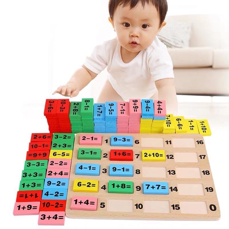 ĐỒ CHƠI TRÍ TUỆ HỌC TOÁN DOMINO
