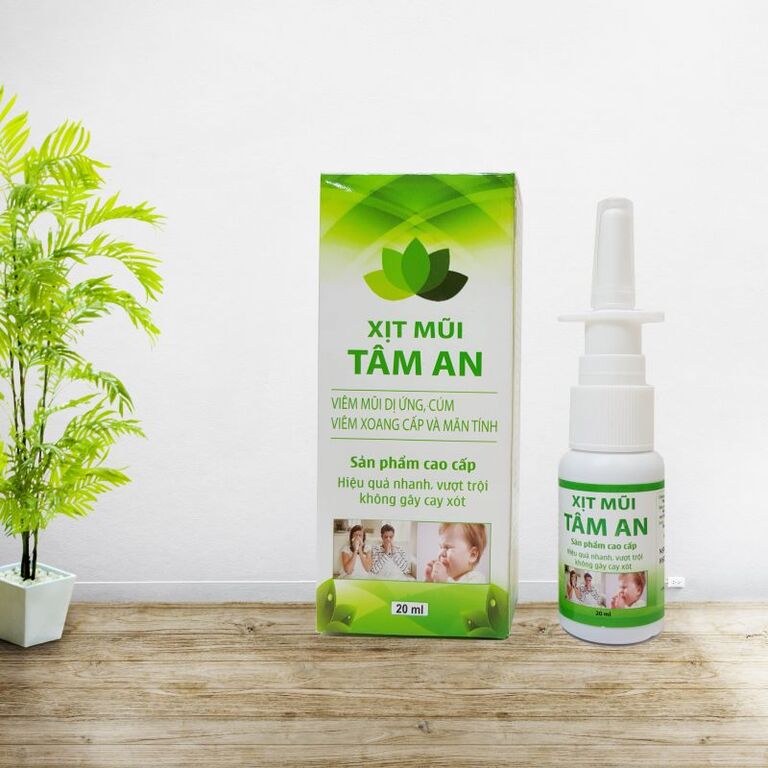 Xịt Xoang Tâm An dứt điểm viêm xoang