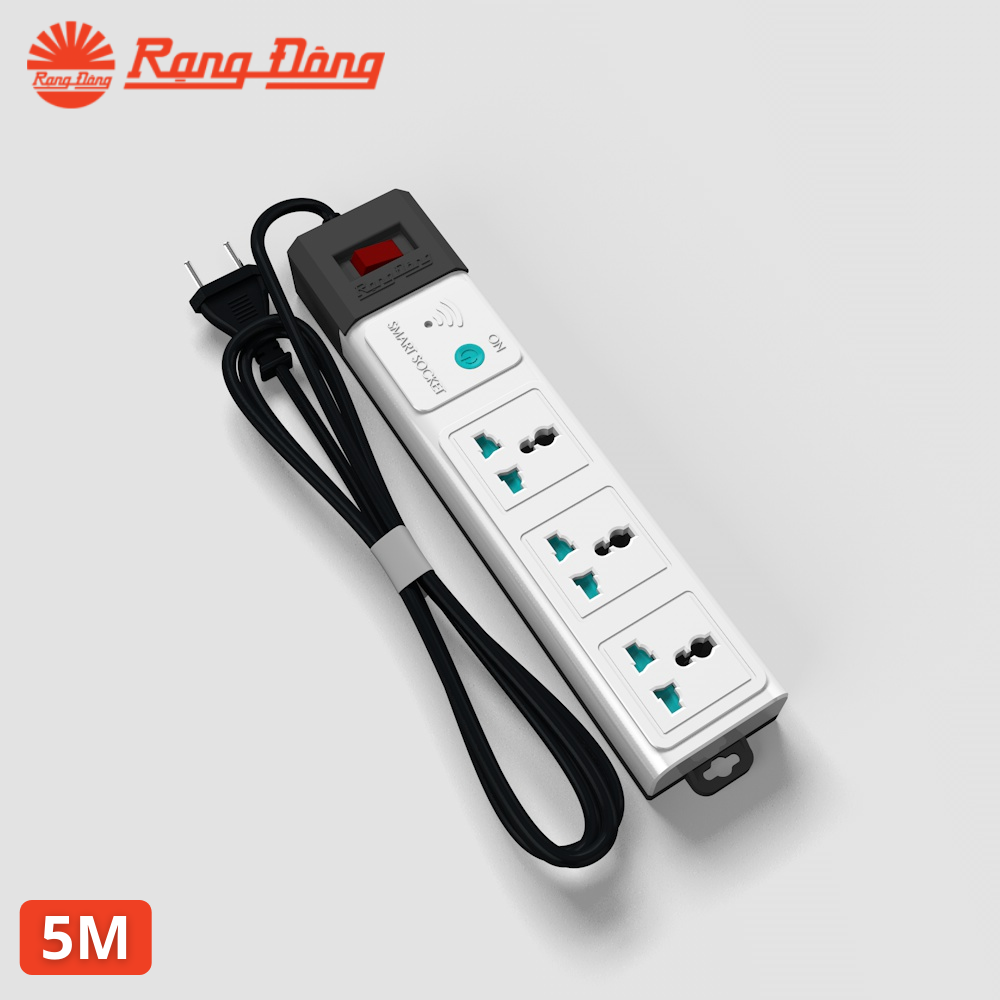 Ổ cắm wifi thông minh rạng đông oc02.wf 3m-5m - ổ cắm wifi 2500w - chức năng hẹn giờ, điều khiển từ xa - ổ cắm điện đa năng , ổ cắm wifi rạng đông