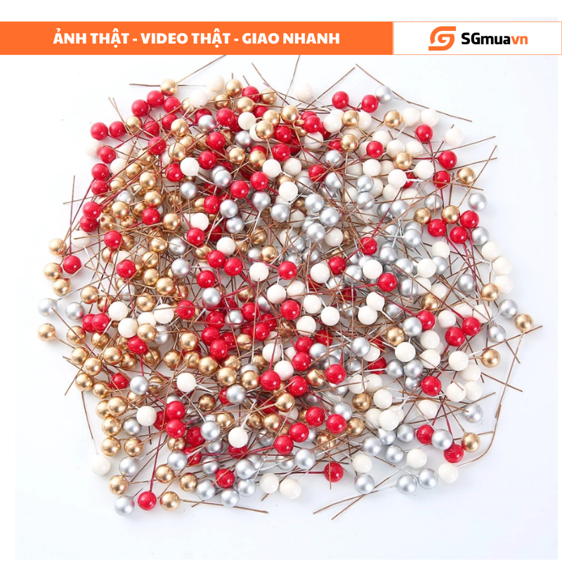 Quả anh đào nhân tạo, trang trí nhà cửa - set 10 quả