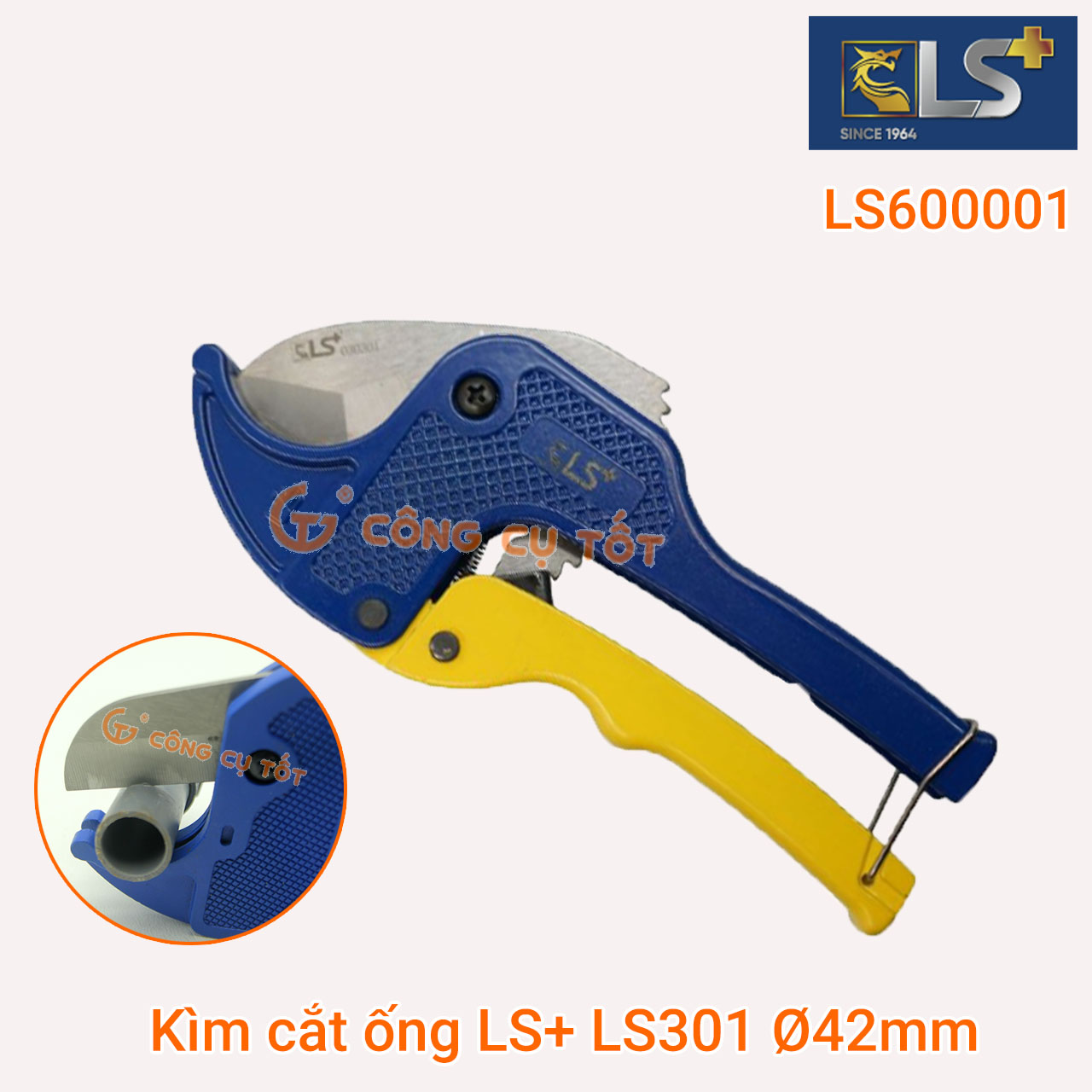Kéo cắt ống nước nhựa ls+ ls301 ø42mm