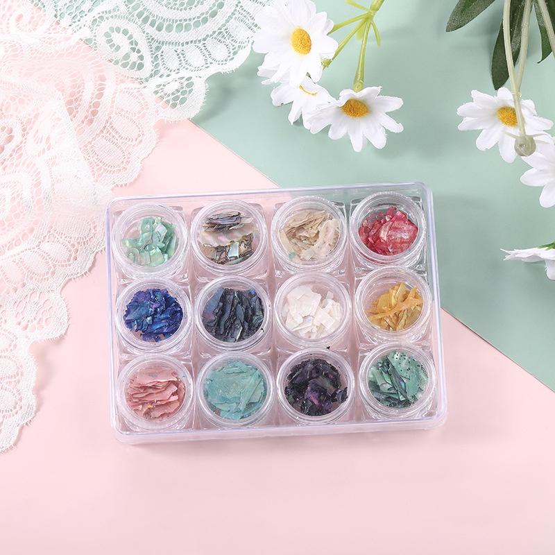 Xà Cừ Nail Vân Đá Mỏng Vân Đá 12 Màu