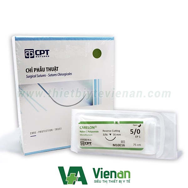 Vỉ Chỉ phẫu thuật CPT Carelon số 5/0