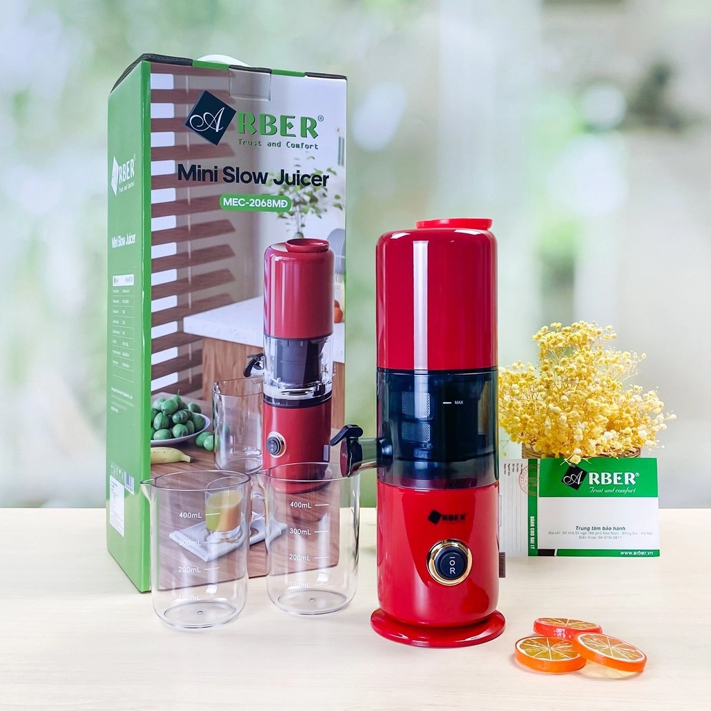 Máy Ép Chậm Mini Arber MEC2068MĐ Bảo Hành 12 Tháng