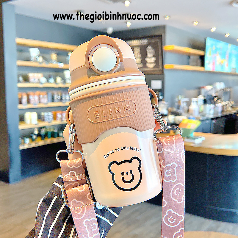 Bình Giữ Nhiệt Nút Bật 500ML B496