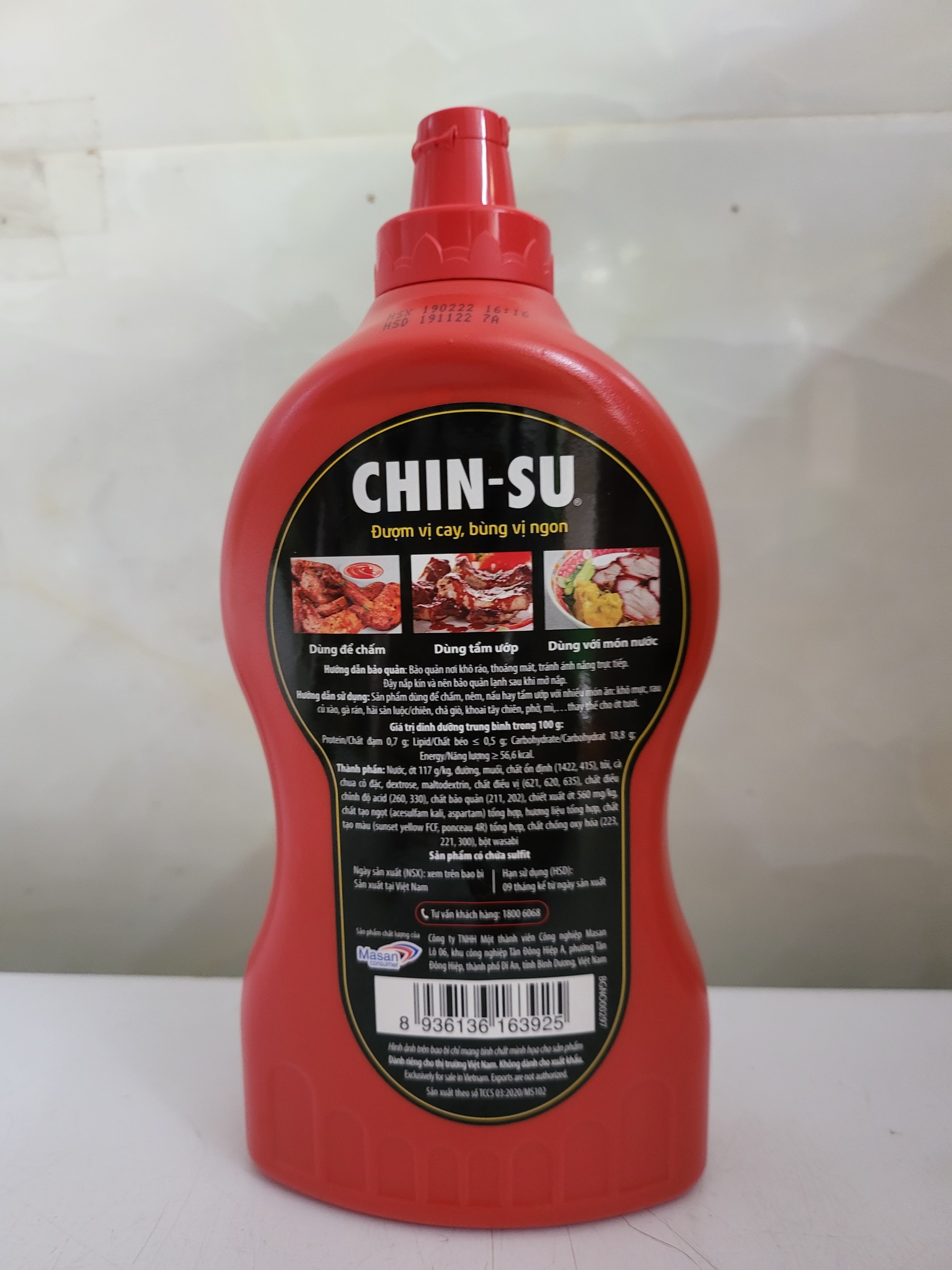 [CHAI LỚN 1Kg] TƯƠNG ỚT Chin Su [VN] MASAN Chilli Sauce