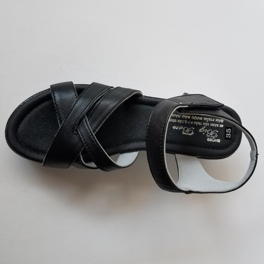 [HCM]Giày Sandal Nữ Đế Xuồng BIGBEN Da Bò Thật Cao Cấp