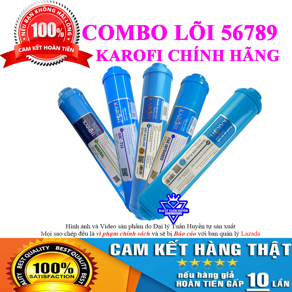 Combo lõi 456789 Karofi chính hãng