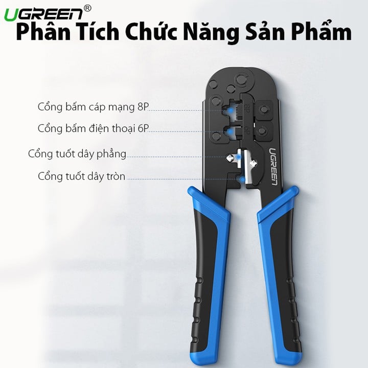 Kìm bấm mạng RJ45/RJ11 Ugreen 20102
