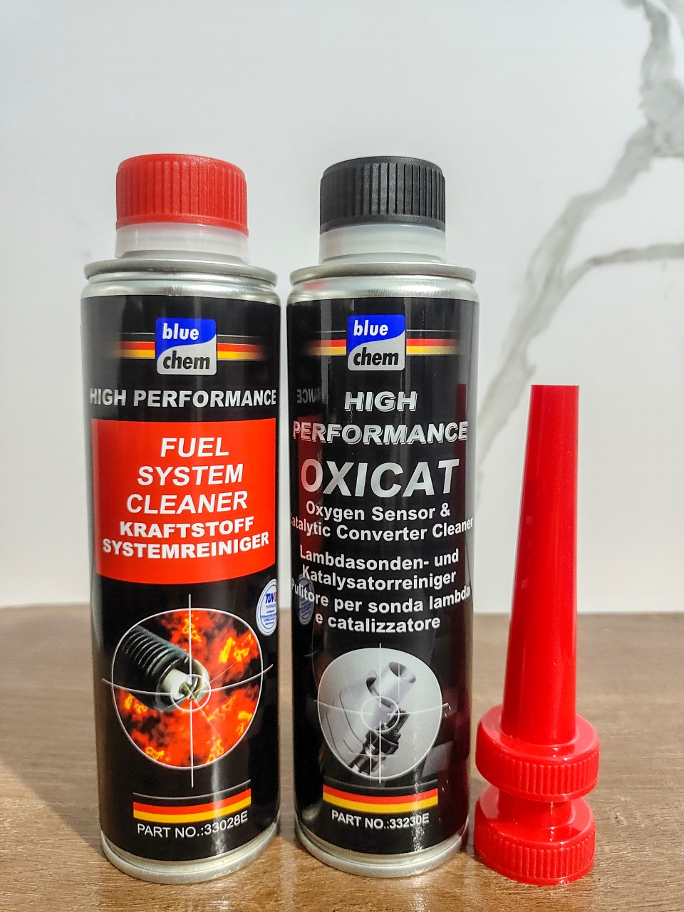 combo máy xăng vệ sinh kim phun vệ sinh buồn đốt vệ sinh bầu lọc khí thải cảm biến oxi oxicat bluechem