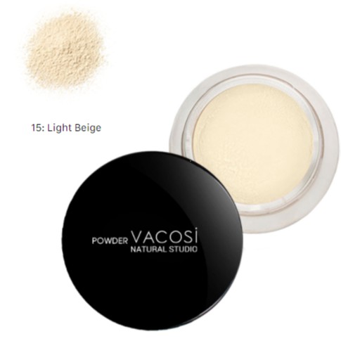 Phấn phủ siêu mịn kiềm dầu VACOSI STUDIO LOOSE POWDER - Pegastore