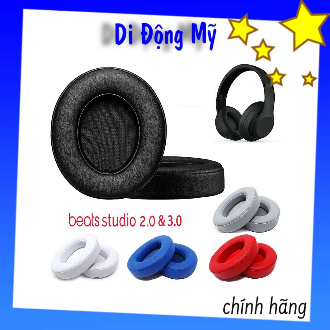 Cặp mút beats studio 2 3 - đệm mút thay thế tai nghe beat studio 2.0 / 3.0