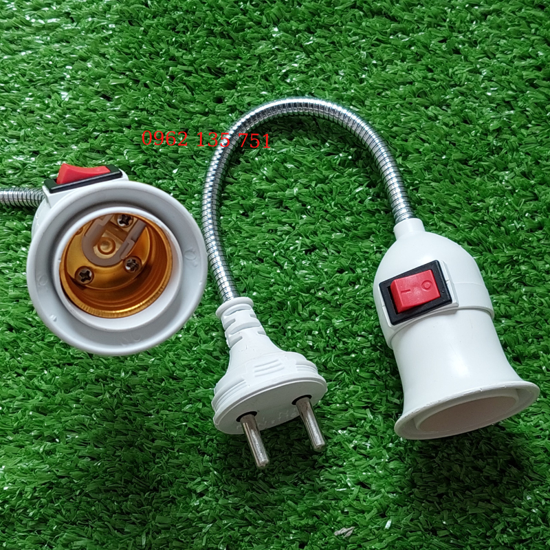 Đuôi đèn xoáy treo lò xo E27 các loại