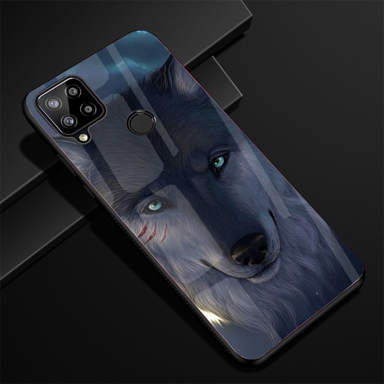 Ốp Lưng OPPO REALME C12, C15 ,C25, C25S mặt kính cường lực cao cấp thiết kế Độc Quyền