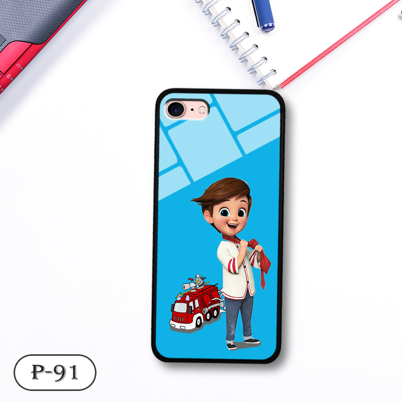 Ốp kính 3D cute IPHONE 7