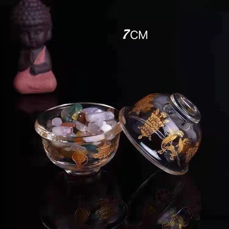 CHÉN PHA LÊ 8 CÁT TƯỜNG 7 cm
