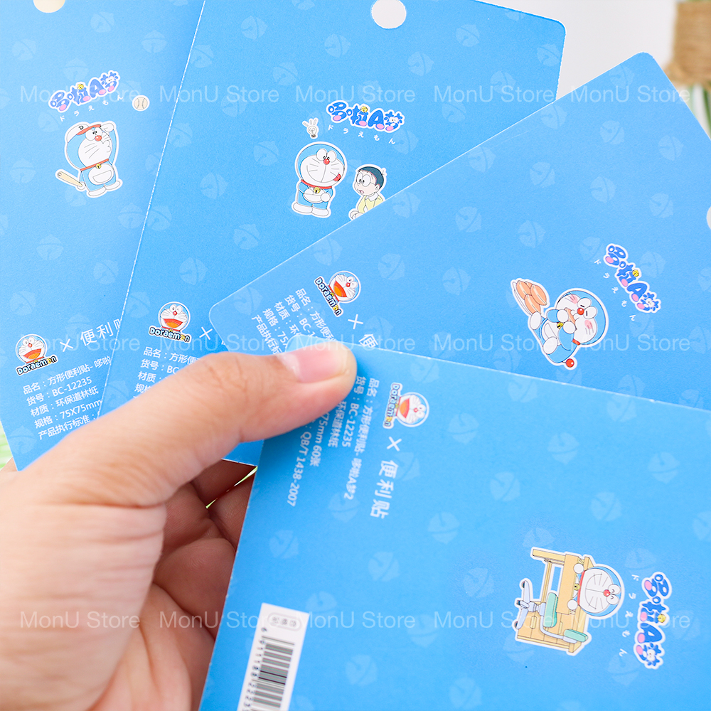 Giấy note DORAEMON DOREMON xấp 60 tờ dễ thương cute MON0377