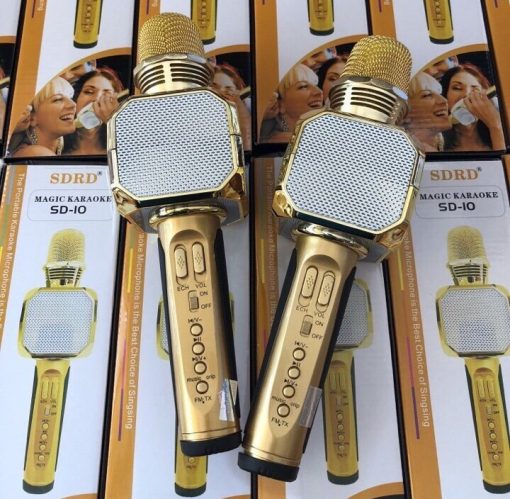 [XẢ HÀNG] MICRO KARAOKE BLUETOOTH SD10 loa hát karaoke cầm tay