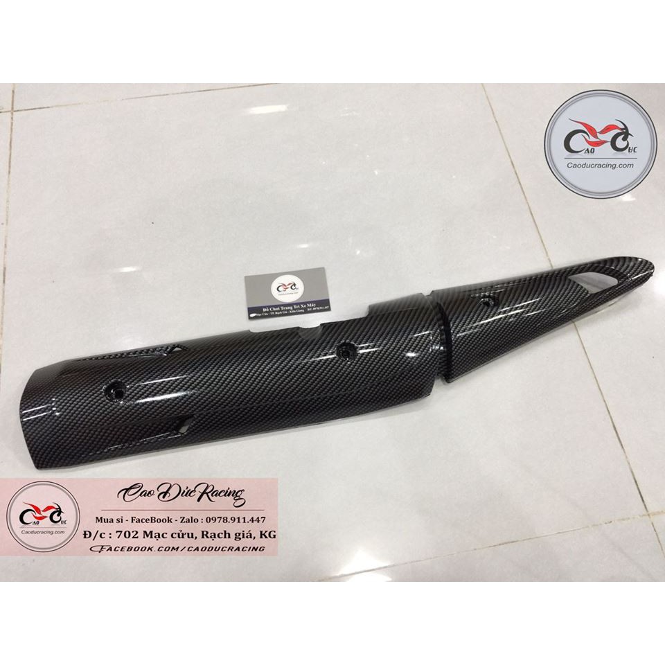 ốp pô lớn Ex150 che bô lớn ex150 Sơn cacbon