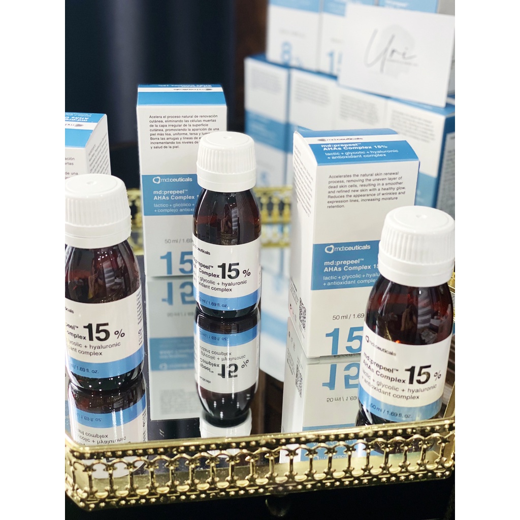 Peel Trắng Sáng Căng Bóng Da Md:ceuticals Md Prepeel AHAs Complex 15% 50ml