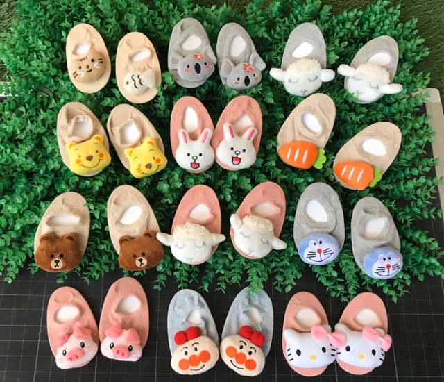 Tất vớ 💖FREESHIP💖 hình thú 4D siêu cưng cho bé