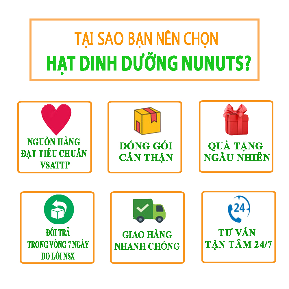 Mix 5 hạt dinh dưỡng còn vỏ (macca úc, hạnh nhân rang bơ, hạt điều, hạt óc chó, hạt dẻ cười không tẩy trắng) hũ 500g