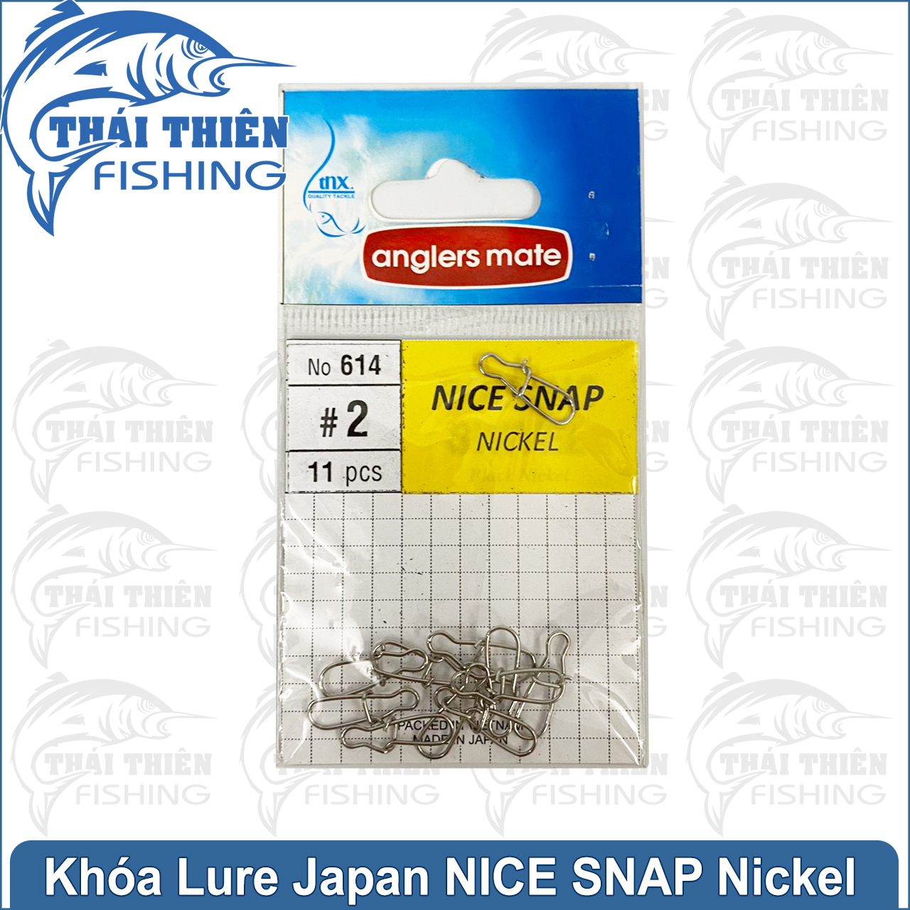 Khóa Lure Snap Japan Nice Snap Nickel