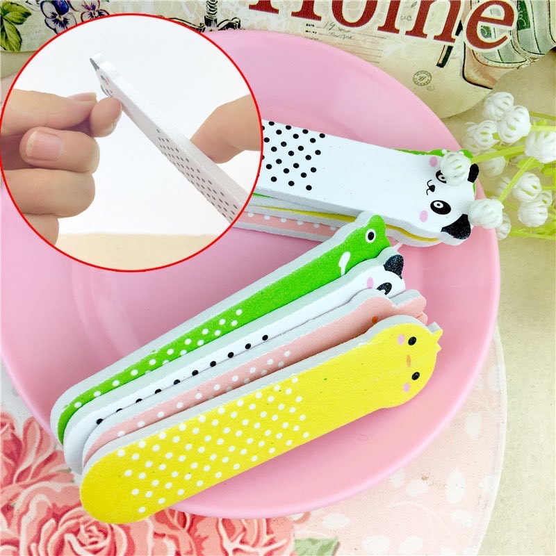 Combo 3 dũa móng tay mini, mài móng mini, dũa móng tay hình thú