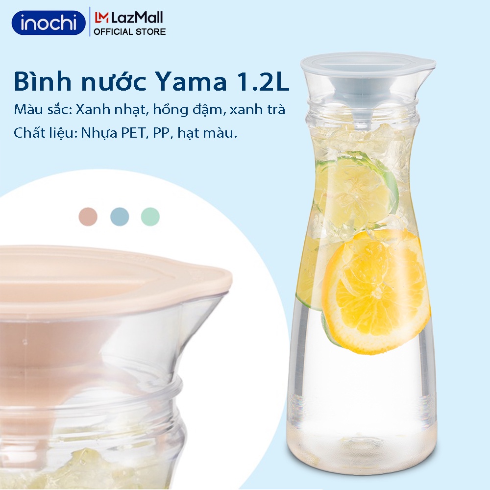 BÌNH NƯỚC YAMA 1.2L nhựa inochi