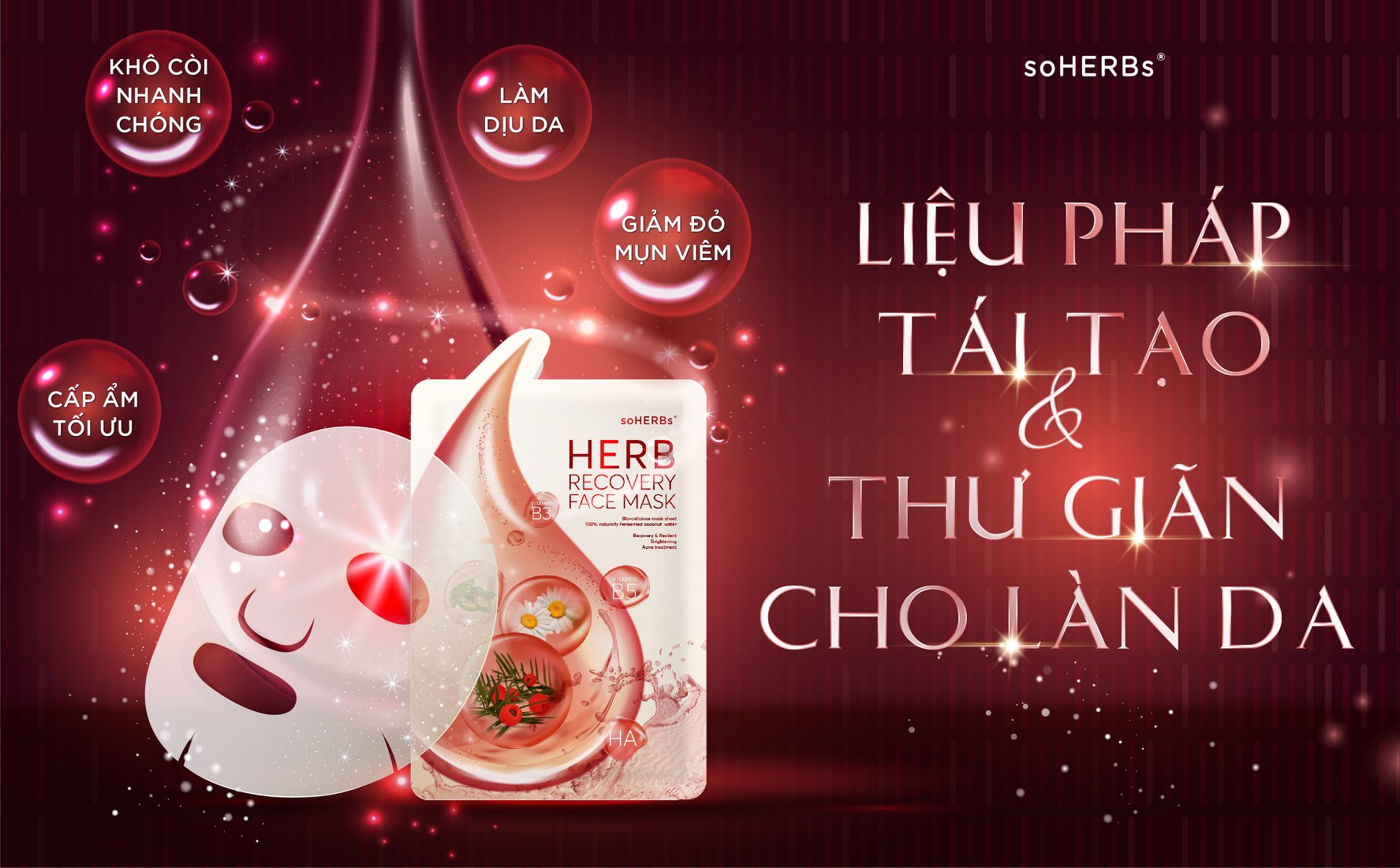 [HCM]MẶT NẠ CẤP ẨM NGỪA MỤN HERB