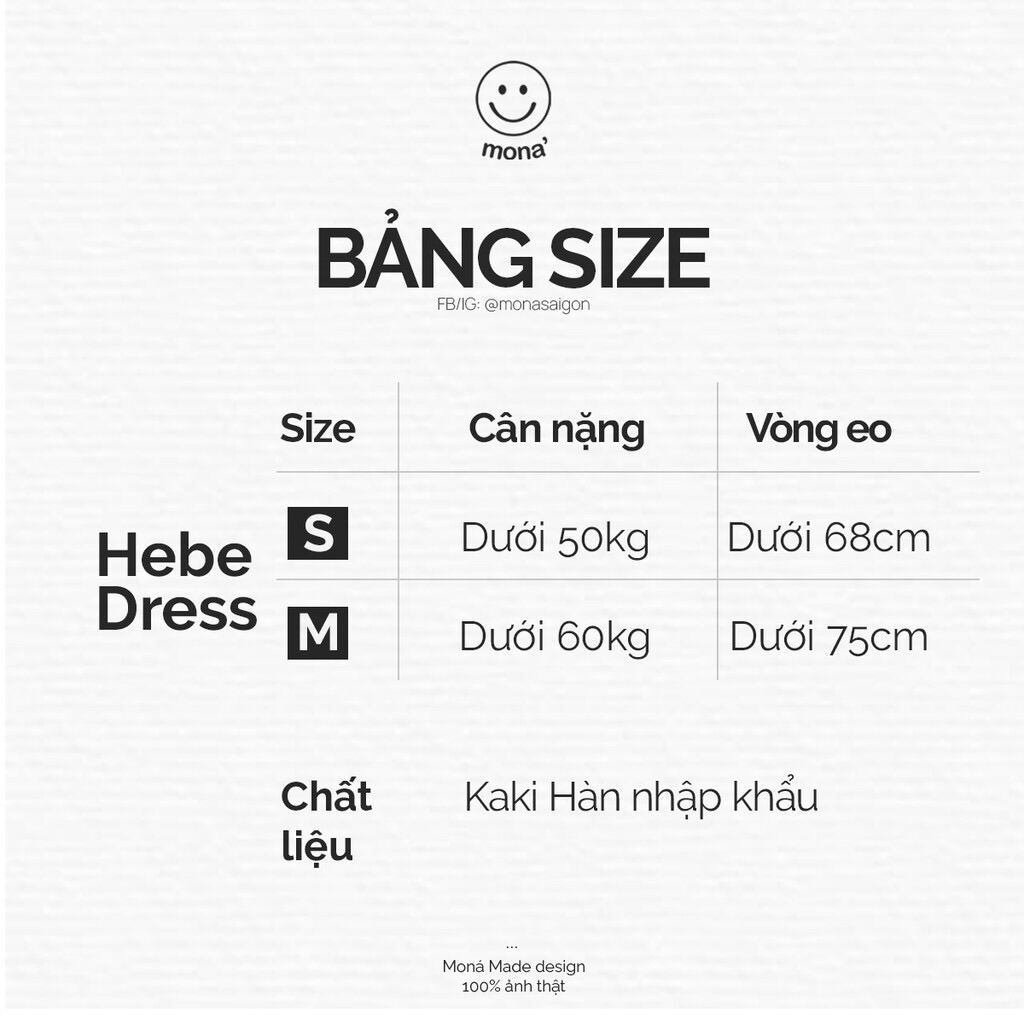 [VOUCHER 12%/149K] Đầm sơ mi kaki MONÁ - HEBE TRẮNG