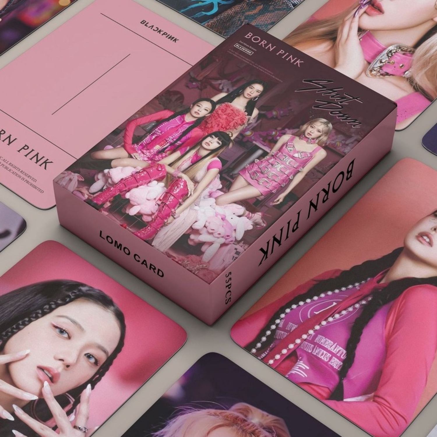 54 Lomo Card Blackpink Born Pink kpop Lisa, Jennie, Jisoo