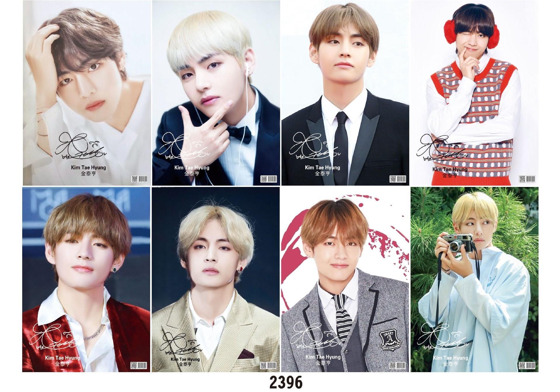 Bộ Poster BTS 8 Tấm Khổ Lớn A3