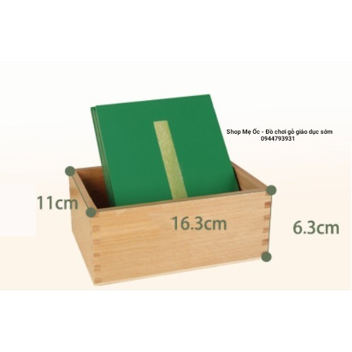 (Bản quốc tế) Bộ số nhám 0-9 - Giáo cụ Montessori