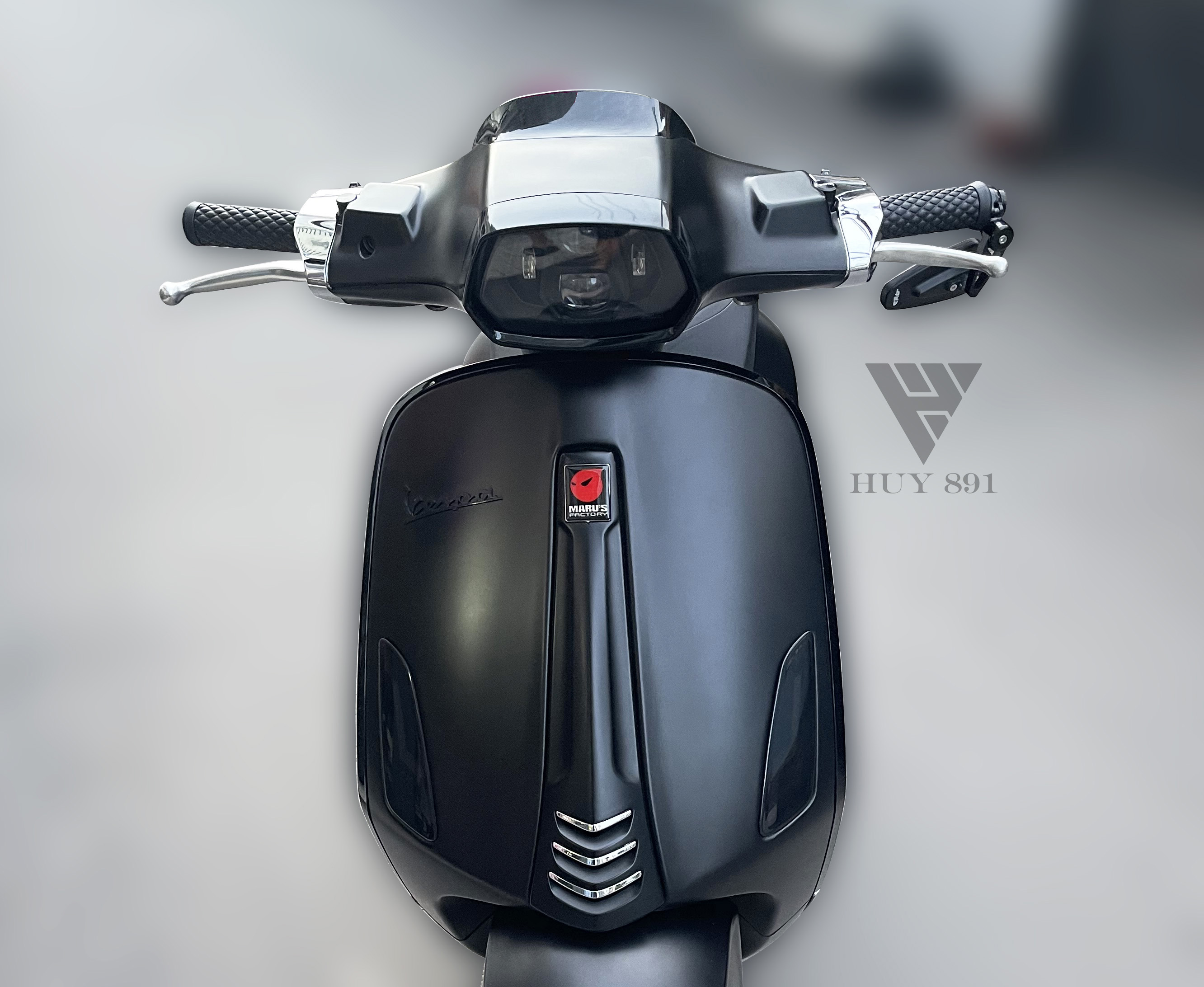 Viền đèn pha Vespa Sprint đời đèn Halogen (Chrome và Đen)
