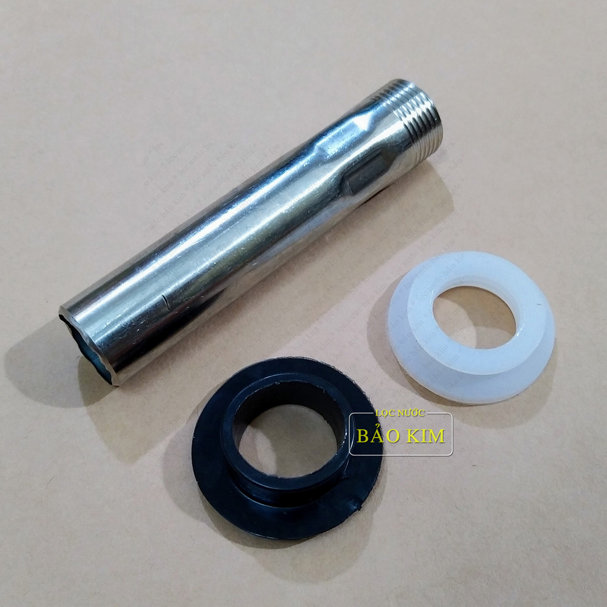 Bộ ty + Gioăng ty silicon + ron cao su chắn bụi phi 27 dùng dẫn nước vào – ra máy nước nóng năng lượng mặt trời.