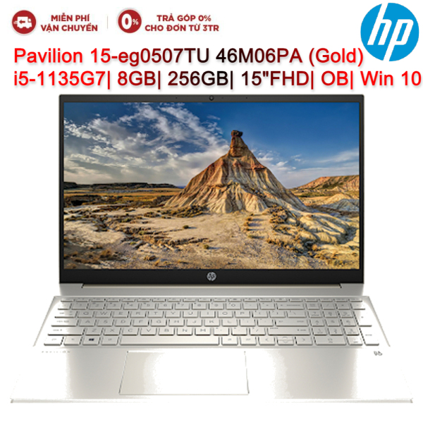 Bảng giá Laptop HP Pavilion 15-eg0507TU 46M06PA i5-1135G7| 8GB| 256GB| 15FHD| OB| Win 10 (Gold) Phong Vũ