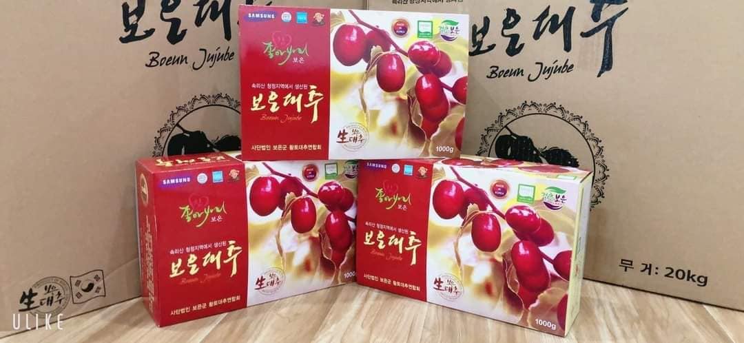 Táo đỏ Hàn Quốc hộp 1kg.