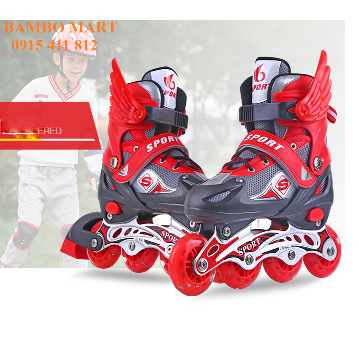 Giầy trượt patin Abec 7 đèn trước