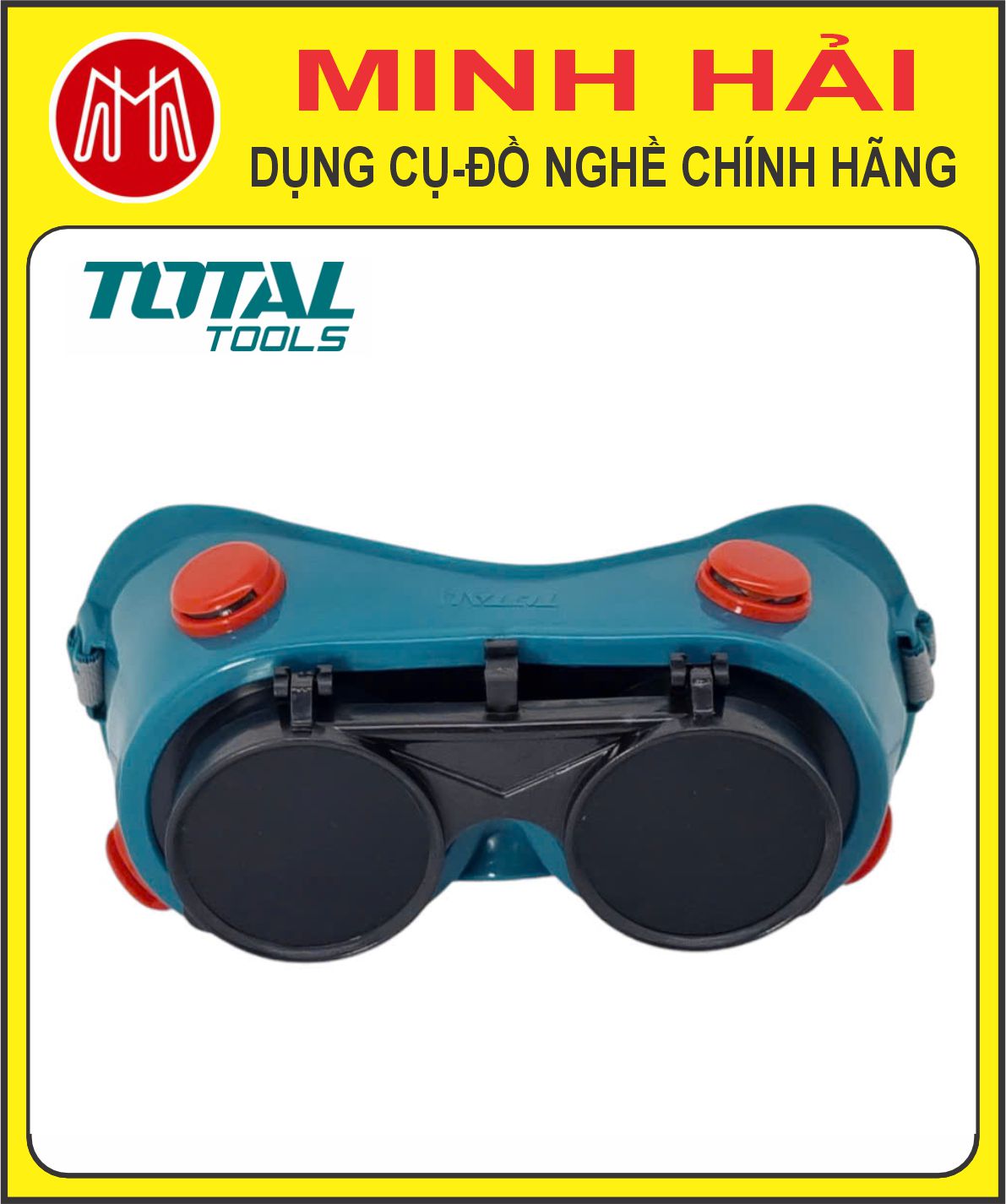 TOTAL – Kính hàn 2 lớp trắng đen. Model: TSP303. Chất liệu PC