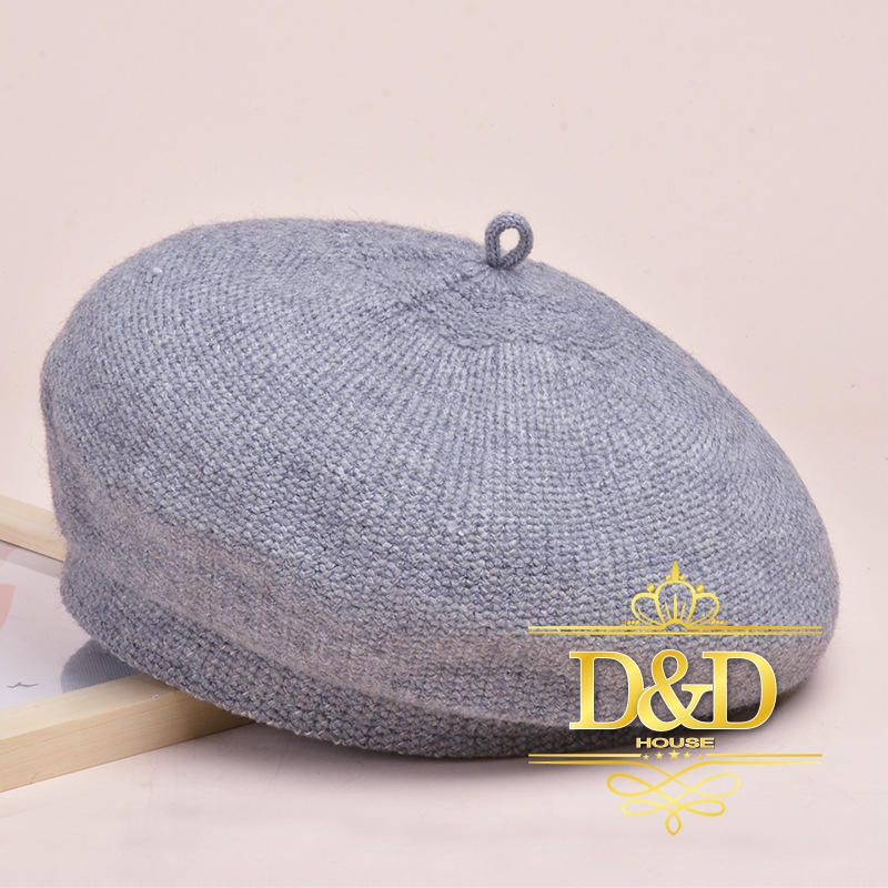 [HCM]Mũ nón nồi beret nữ vải len nhiều màu