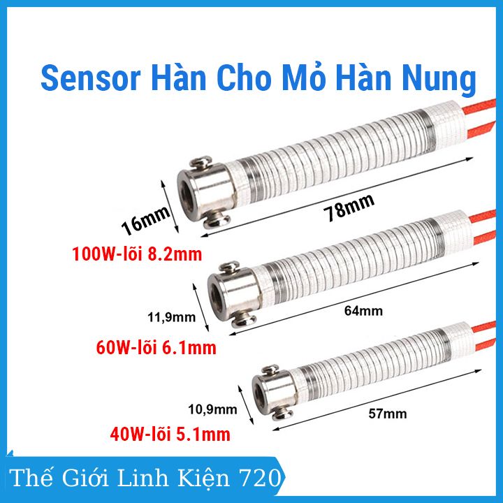 Sensor hàn cho mỏ hàn nung công suất 40W / 60W / 100W