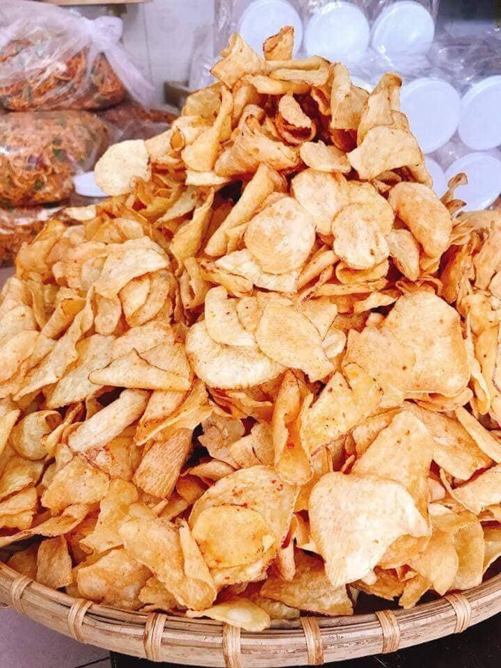 Khoai lang sấy tẩm vị cay mặn
