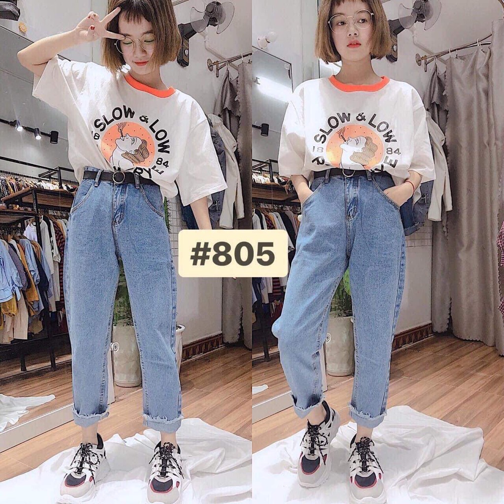 Quần baggy bò rua gấu dho0121
