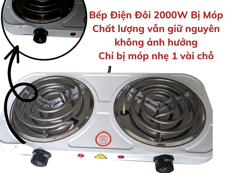 Bếp điện đôi 2000w