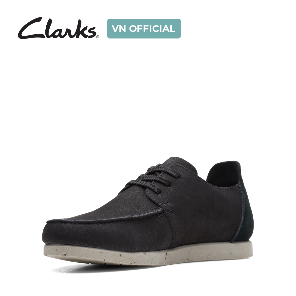 Giày Sneaker Da Nubuck Nam Clarks - ShacreLite Low
