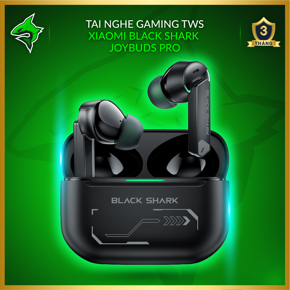 Tai Nghe Bluetooth Gaming TWS Xiaomi Black Shark JoyBuds Pro 【ANC 40dB ◆ Độ trễ 40ms◆ Thời gian nghe tới 30h】