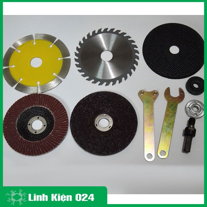 Bộ dụng cụ tháo lắp và lưỡi cắt, mài đa năng
