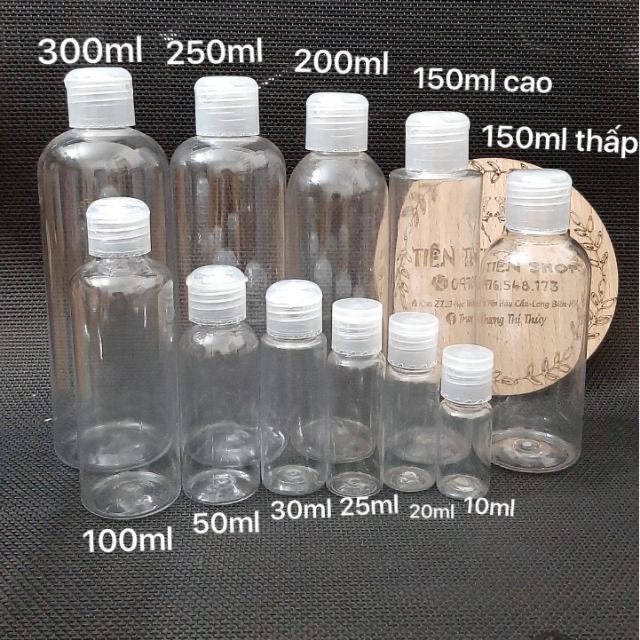Chai nắp bật 100ml